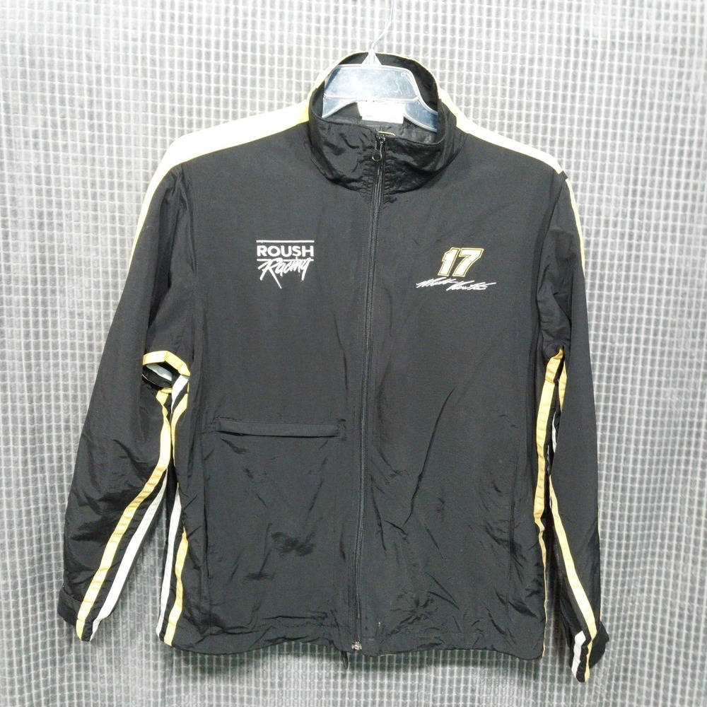 Roush Racing Jacket Matt Kenseth 17 NASCAR Team Caliber Mens Windbreaker S Black
